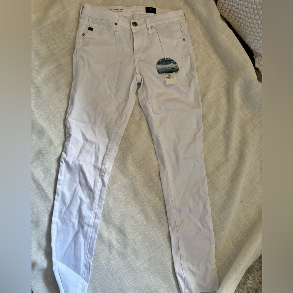 AG Skinny White Jeans